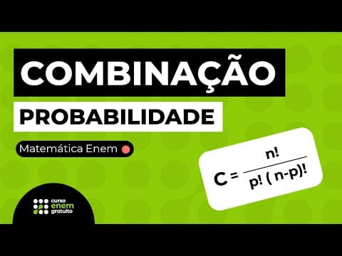 Thumbnail da aula: PROBABILIDADE: combinação | Matemática para o Enem | Lucas Borguezan