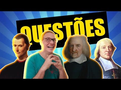 Thumbnail da aula: COMO SÃO AS QUESTÕES SOBRE MAQUIAVEL E HOBBES NO ENEM?