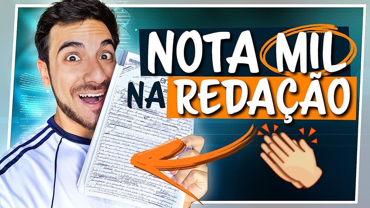 Thumbnail: Minha Primeira REDAÇÃO NOTA 1000 (Lendo e Comentando)