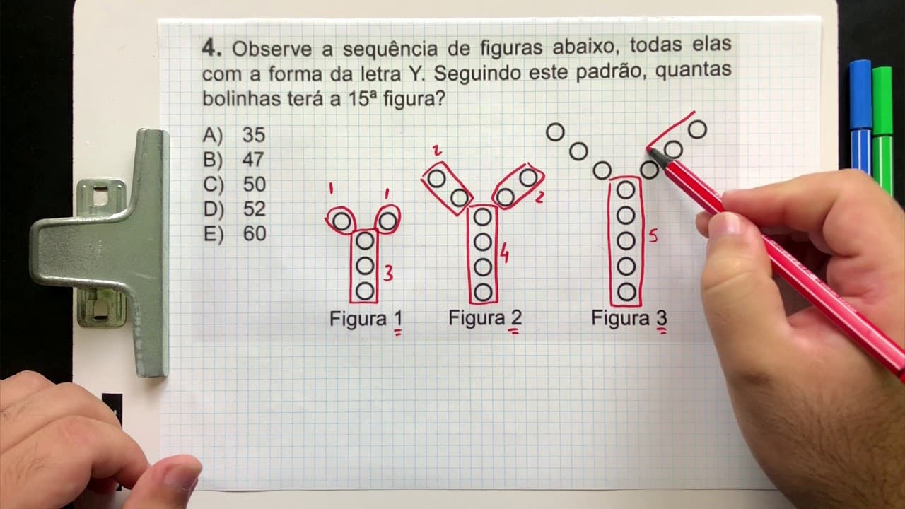 Thumbnail: ⚠️ Gabarito OBMEP 2019 👉🏻 A Forma da Letra Y e a PERCEPÇÃO DE PADRÕES