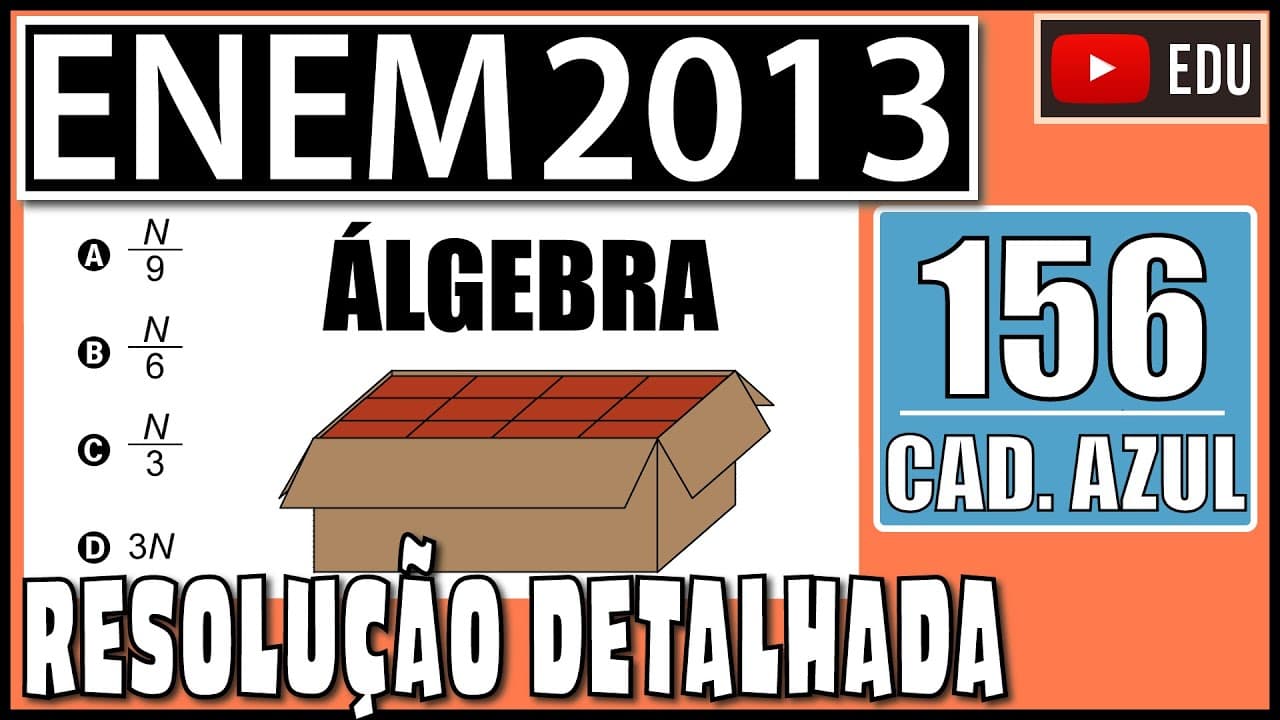 Thumbnail: [ENEM 2013] 156 📘 ÁLGEBRA Uma fábrica de fórmicas produz placas quadradas de lados de medida igual