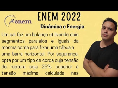 Thumbnail da aula: ENEM 2022 - Um pai faz um balanço utilizando dois segmentos paralelos e iguais da mesma corda