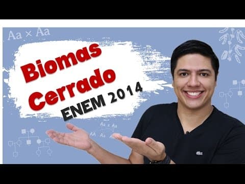 Thumbnail da aula: ENEM 2014 Biologia - Biomas - Cerrado - Prof. Kennedy Ramos