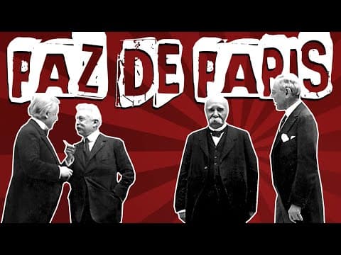 Thumbnail da aula: A CONFERÊNCIA DE PAZ DE PARIS, DE 1919