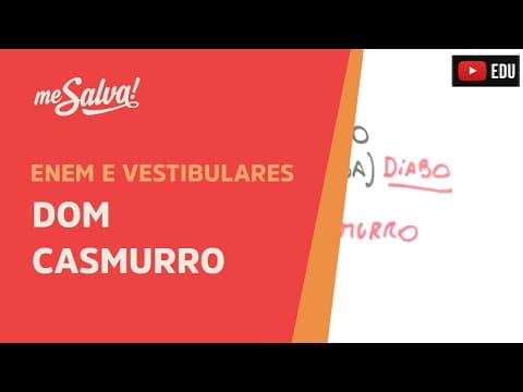 Thumbnail da aula: Dom Casmurro - Leituras Obrigatórias UFRGS - Me Salva!