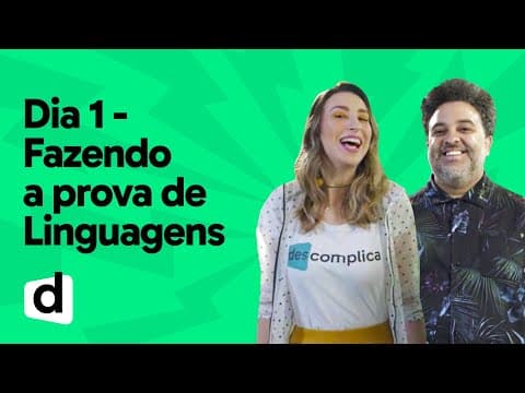 Thumbnail da aula: FAZENDO A PROVA DE LINGUAGENS | ESQUENTA ENEM | DESCOMPLICA