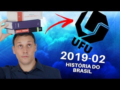 Thumbnail da aula: QUESTÕES DE HISTÓRIA DO BRASIL - VESTIBULAR 2019-02