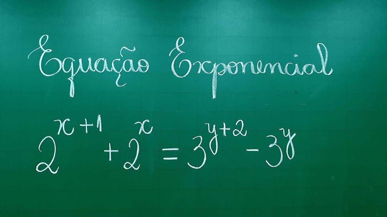 Thumbnail: EQUAÇÃO EXPONENCIAL - Professora Angela Matemática