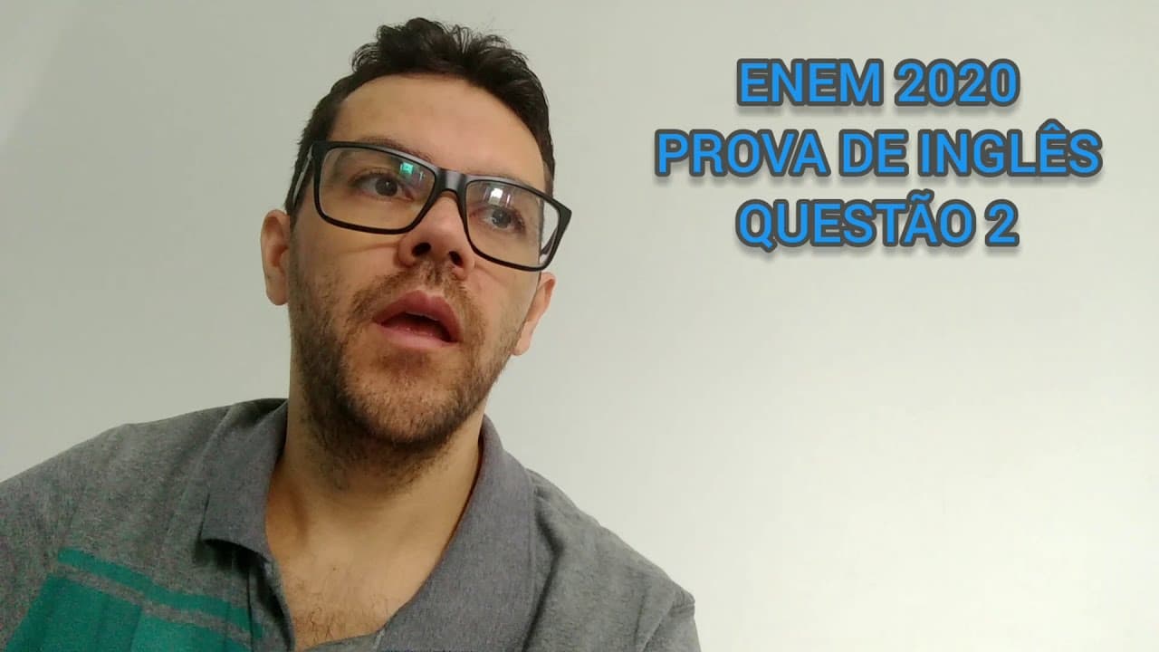 Thumbnail: ENEM 2020 - QUESTÃO 2