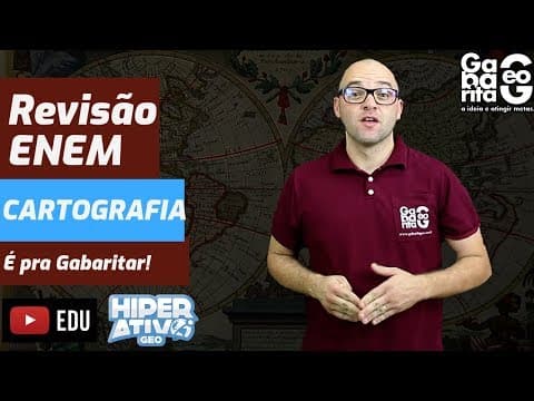 Thumbnail da aula: GEOGRAFIA PRO ENEM | REVISÃO CARTOGRAFIA | RETA FINAL