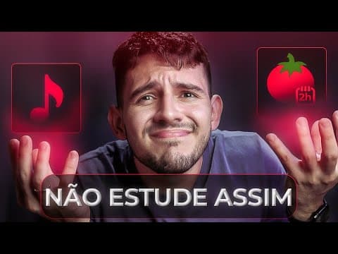 Thumbnail da aula: O PIOR MÉTODO de ESTUDO para o VESTIBULAR