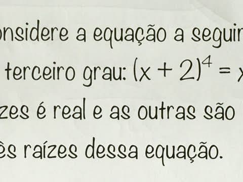 Thumbnail da aula: MFUNA | Pl EXTRA - UERJ 2011 - As raízes de um POLINÔMIO de 3º grau