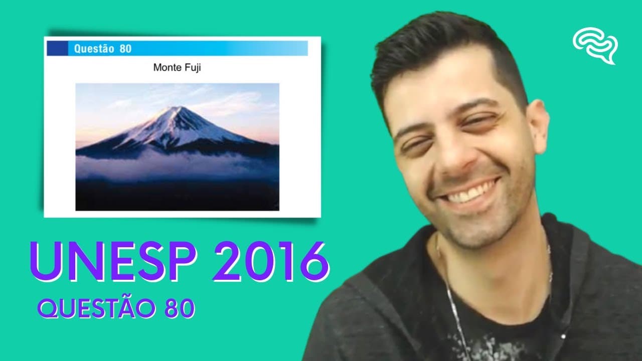 Thumbnail: UNESP 2016 - Q80 - O topo da montanha é gelado porque o ar quente da base da montanha,