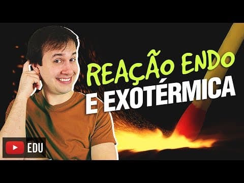 Thumbnail da aula: 2. Termoquímica: Reação Endo e Exotérmica (2/7) [Físico Química]