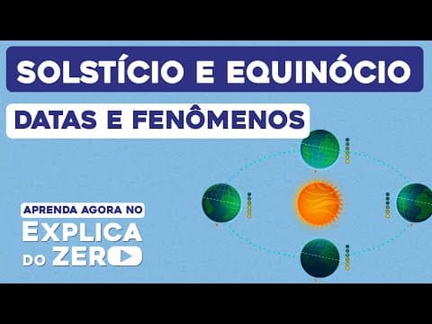 Thumbnail da aula: SOLSTÍCIO E EQUINÓCIO: datas e fenômenos | Geografia | Explica do Zero | Prof. Eduardo