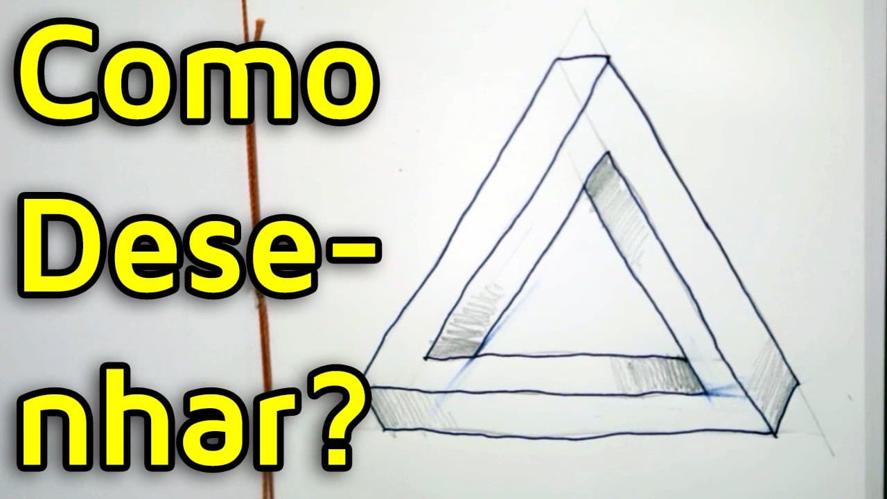 Thumbnail: Como Desenhar o Triângulo de Penrose ou Triângulo Impossível?