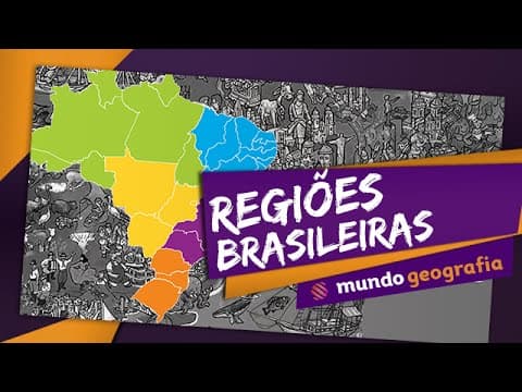 Thumbnail da aula: 📌 Regionalização (2/2): Regiões brasileiras (Características Socioeconômicas) - Geografia - ENEM