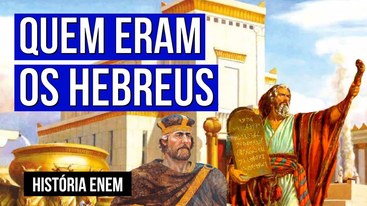 Thumbnail: QUEM ERAM OS HEBREUS: História, religião e diáspora. Resumo de História Enem. Prof Felipe  Oliveira