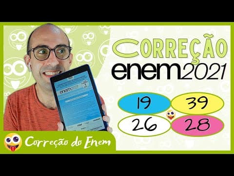 Thumbnail da aula: [CORREÇÃO DO ENEM] Questão 19 - Enem 2021 - Prova azul ▷ Experiências lúdicas na infância
