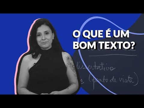 Thumbnail da aula: Stoodi | Pocket Aula: Redação - O que é um bom texto?