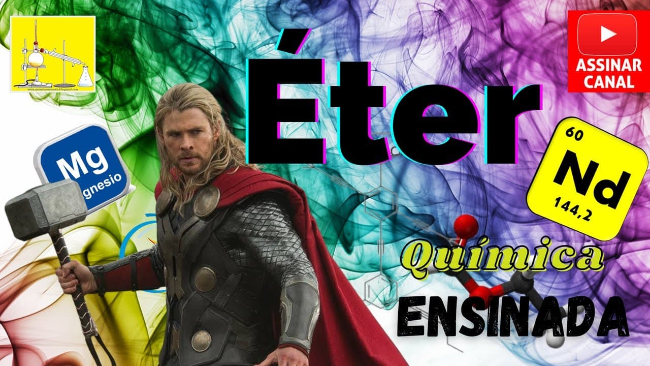 Thumbnail: Conheça o Éter ou Éteres? Exercícios, nomenclatura e características da função.