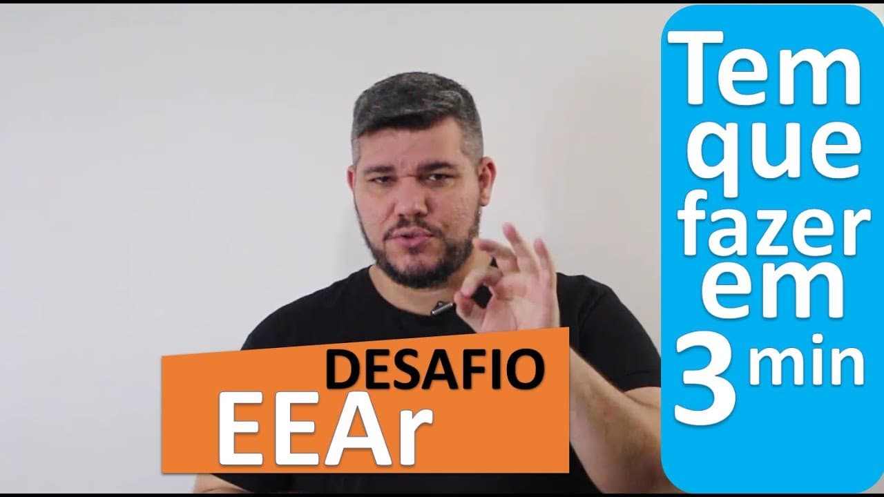 Thumbnail: 😎DESAFIO EEAr 9 - Tem que fazer em 3 minutos! Área e Perímetro