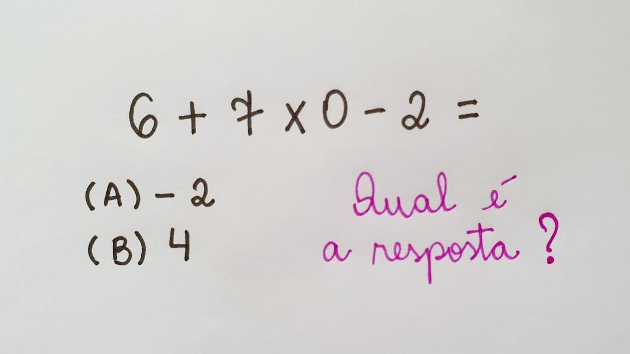 Thumbnail: 💥Qual é a Resposta? Expressão Numérica - Professora Angela Matemática