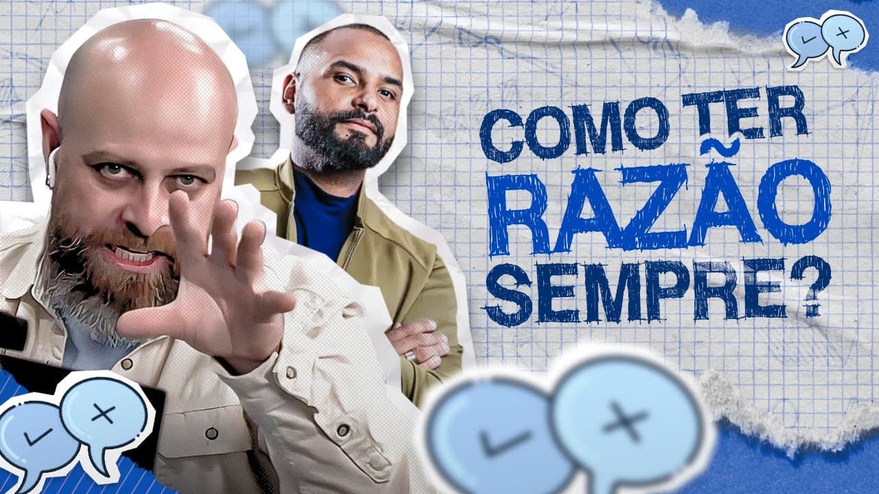 Thumbnail: AULA de ARGUMENTAÇÃO com Michel Alcoforado no #SaiDoÓbvio | Professor Noslen