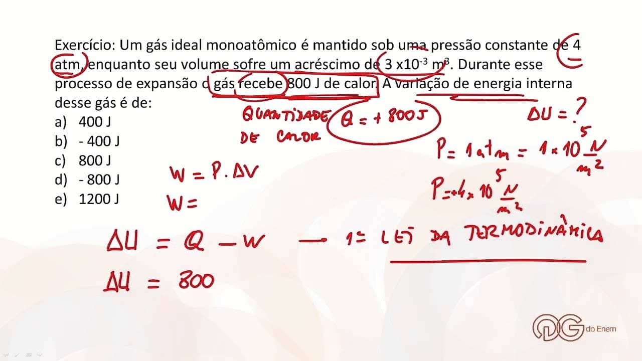 Thumbnail: Física: Termodinâmica - ENEM