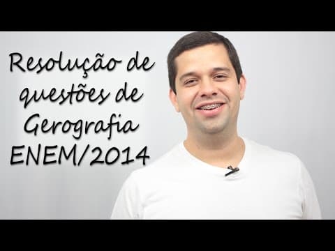 Thumbnail da aula: Resolução de 5 questões de Geografia do ENEM de 2014 - Profº Rafael Gatto