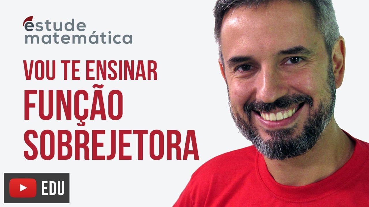 Thumbnail: Função Sobrejetora [Funções: aula 5 de 10] – Vou te ensinar 42