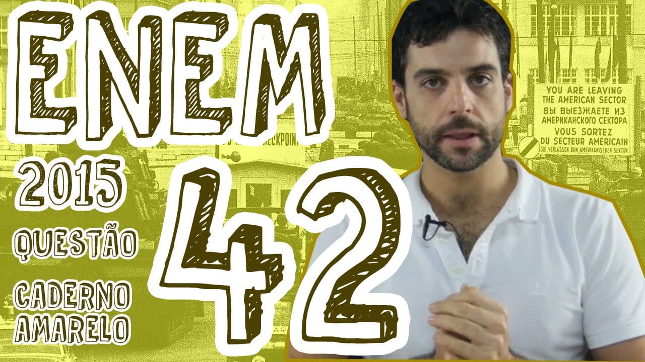Thumbnail: ENEM 2015 - Questão 42 (Caderno Amarelo)