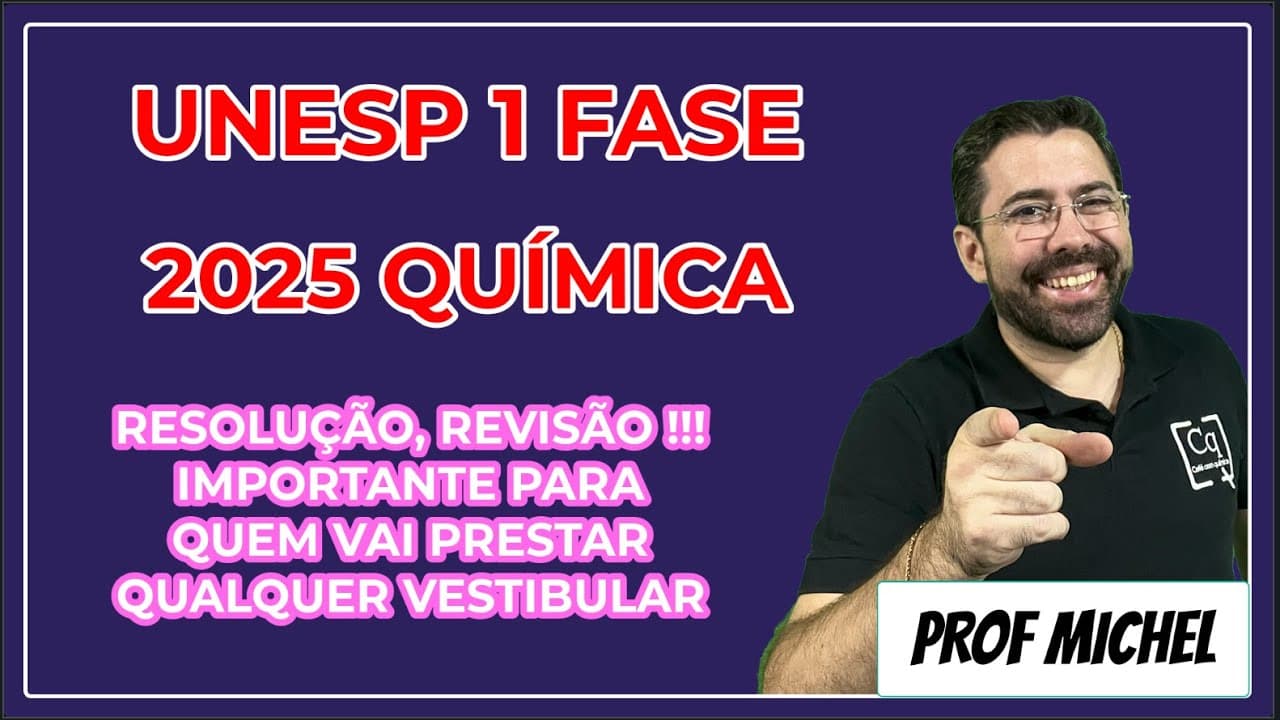 Thumbnail: Química Unesp 1 fase completa