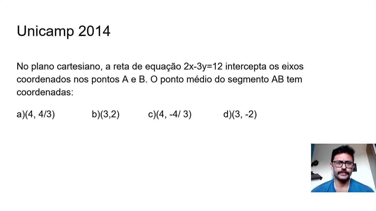 Thumbnail: Geometria Analítica - unicamp 2014