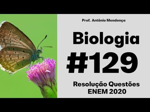 Thumbnail da aula: ENEM 2020 - Em uma pesquisa estão sendo testados cinco quimioterápicos quanto à sua capacidade