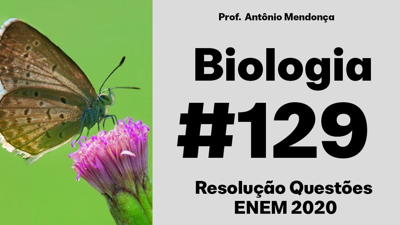 Thumbnail: ENEM 2020 - Em uma pesquisa estão sendo testados cinco quimioterápicos quanto à sua capacidade