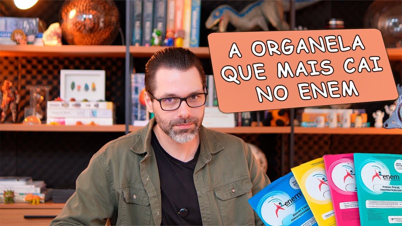 Thumbnail: QUAL A ORGANELA MAIS COBRADA NO ENEM? Biologia com Samuel Cunha