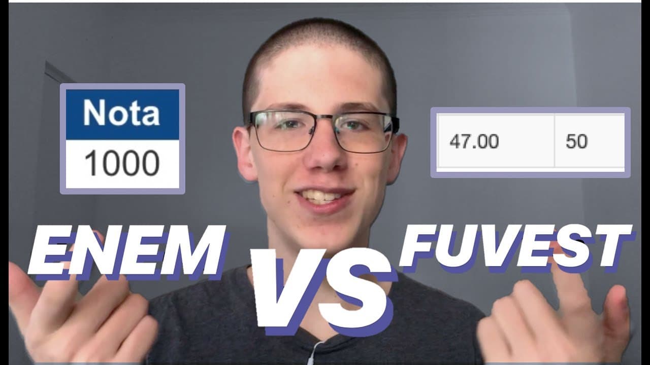 Thumbnail: DIFERENÇA ENTRE REDAÇÃO ENEM E FUVEST | Lucas Felpi