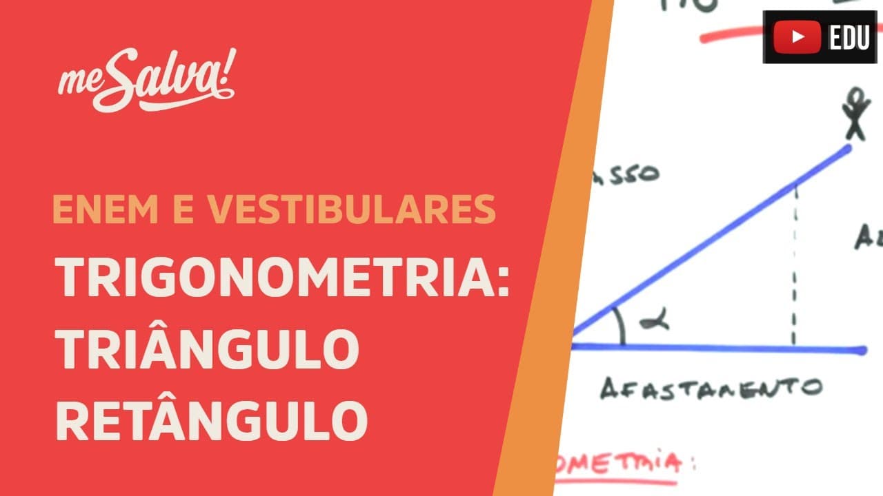 Thumbnail: Me Salva! TRG25 - Trigonometria - Trigonometria no triângulo retângulo