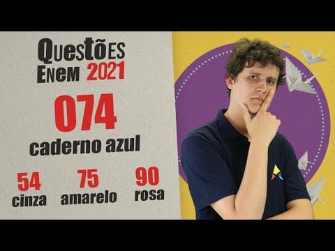 Thumbnail da aula: ENEM 2021 | CIGANOS | QUESTÃO 74