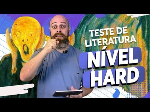 Thumbnail da aula: SÓ OS FORTES ACERTARÃO tudo deste #TesteSurpresa de LITERATURA super DIFÍCIL | Professor Noslen
