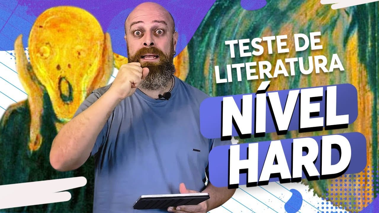 Thumbnail: SÓ OS FORTES ACERTARÃO tudo deste #TesteSurpresa de LITERATURA super DIFÍCIL | Professor Noslen