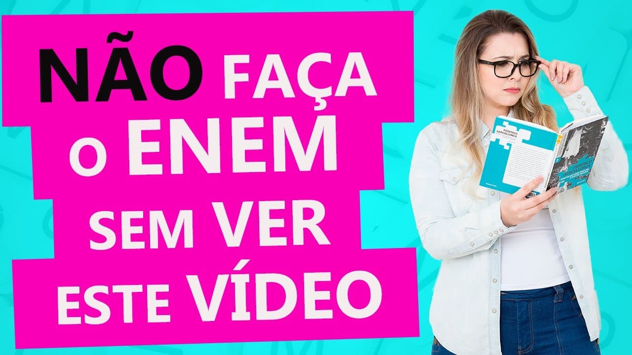 Thumbnail: TUDO QUE VOCÊ PRECISA PARA FAZER O ENEM: REDAÇÃO + PROVA - Profa. Pamba