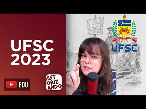 Thumbnail da aula: REVISÃO UFSC COM QUESTÃO | HISTÓRIA GERAL #ufsc2022 #ufsc2023 #ufsc  #vestibular