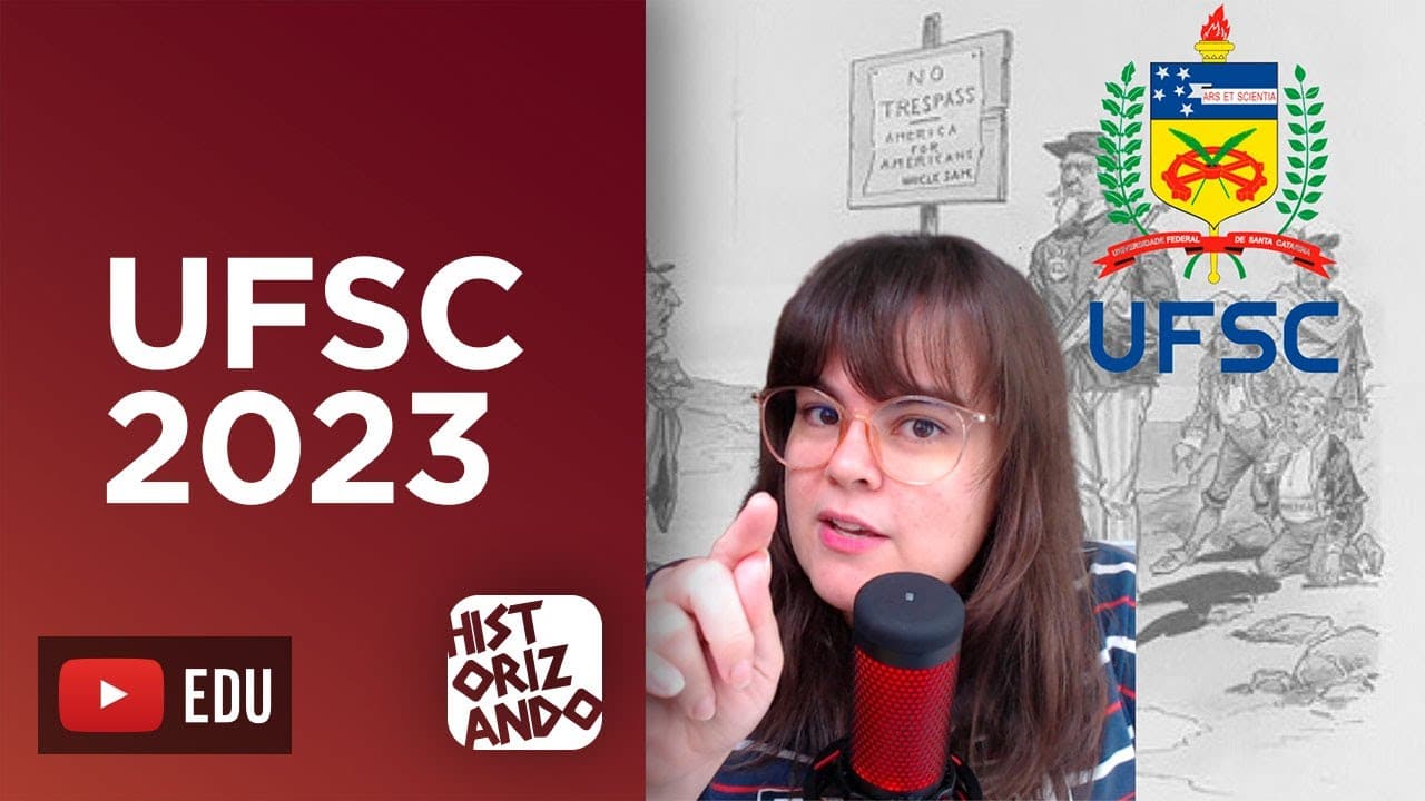 Thumbnail: REVISÃO UFSC COM QUESTÃO | HISTÓRIA GERAL #ufsc2022 #ufsc2023 #ufsc  #vestibular