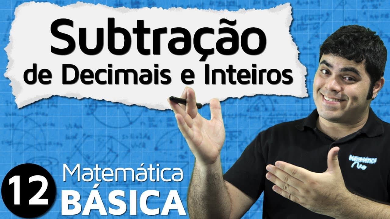Thumbnail: Subtração (conta de menos com números decimais e inteiros) | MAB #12
