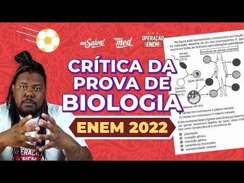 Thumbnail da aula: Tudo que rolou em biologia no ENEM 2022 - #mesalvanoenem