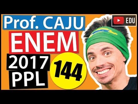 Thumbnail da aula: [ENEM 2017 PPL] 144 📒 INTERPRETAÇÃO DE GRÁFICOS GH é a sigla que denomina o hormônio do