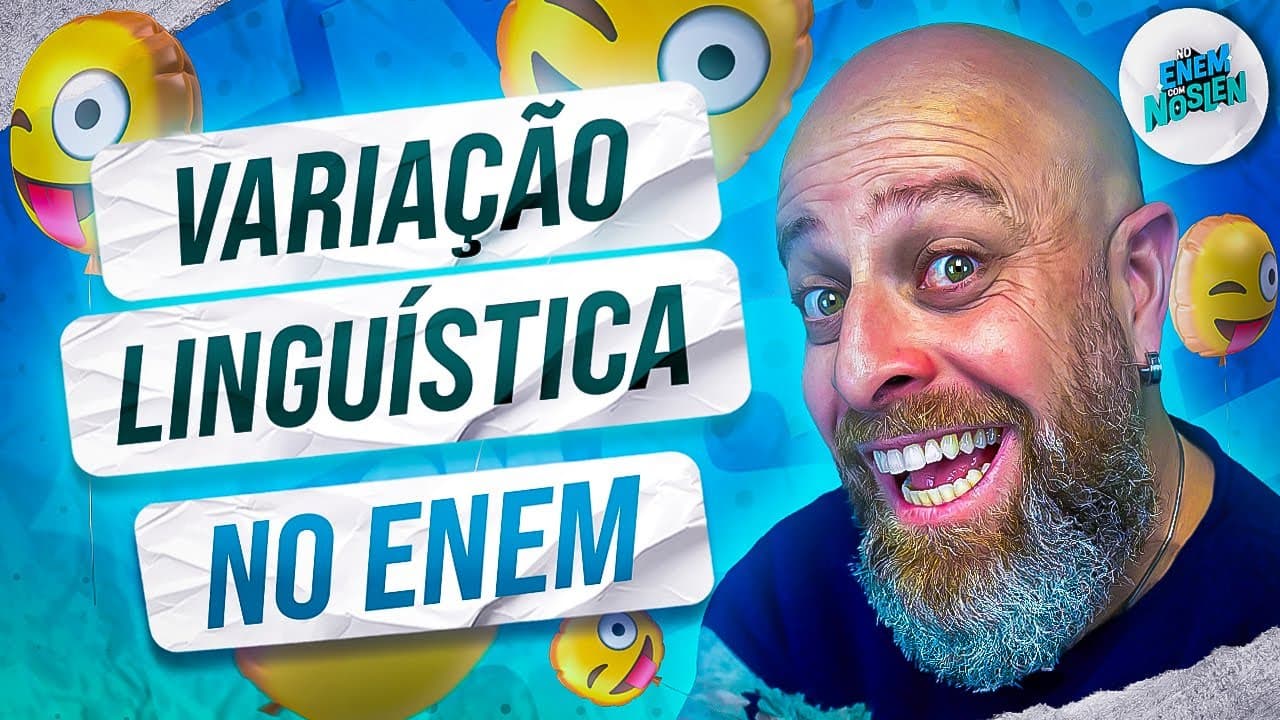 Thumbnail: Enem | Exercícios de Variação Linguística - [Professor Noslen] #professornoslen #enem