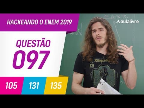 Thumbnail da aula: Enem 2019 | Física: MRU | Questão 97 (cinza)